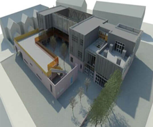 Computer generated building image