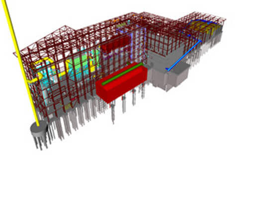 Detailed building drawing