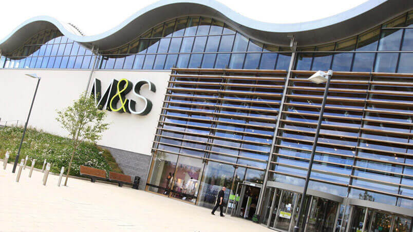Picture of large M&S store
