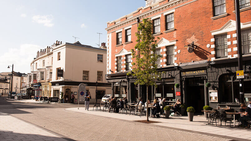 picture of a high street environment