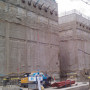 Picture of a diaphragm wall