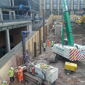 King post wall installation
