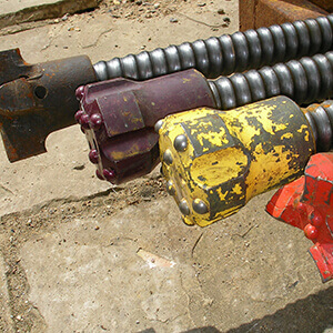 Picture of self drill micro piles