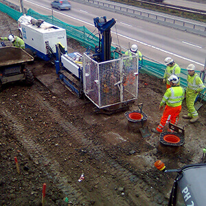 Picture of Auger-bored mini piles
