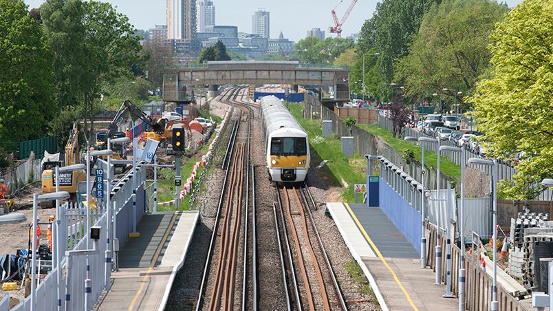train on track