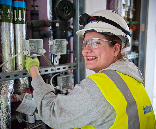 Electrician on site