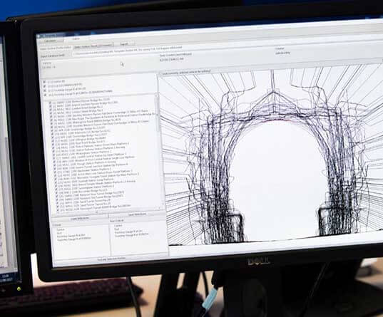 Gauging software on screen