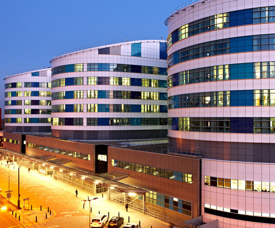 Queen Elizabeth hospital in Birmingham