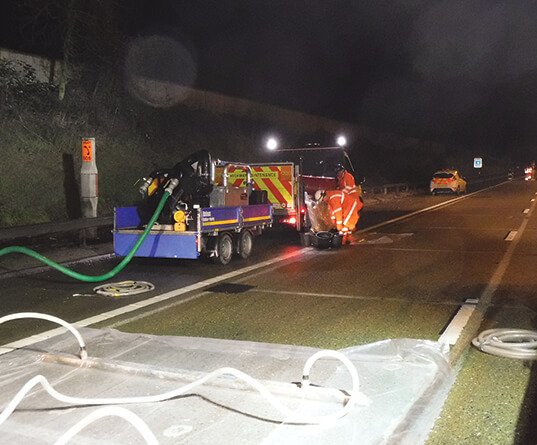 M25 Concrete stabilisation