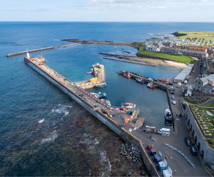 Seahouses Pier, Northumbria
