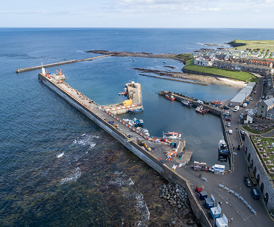 Seahouses Pier, Northumbria